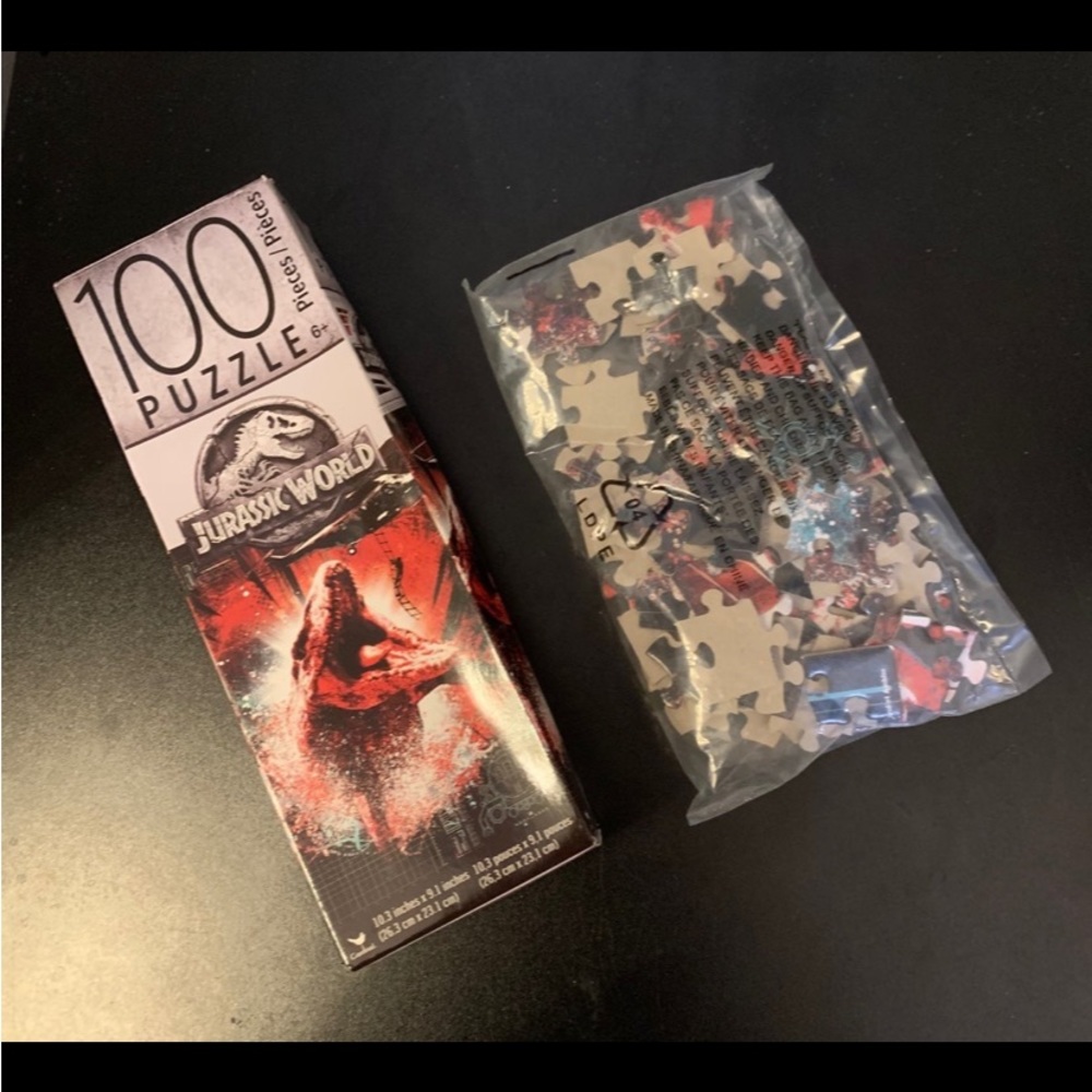 New! Jurassic World Puzzle - 100 Pieces.